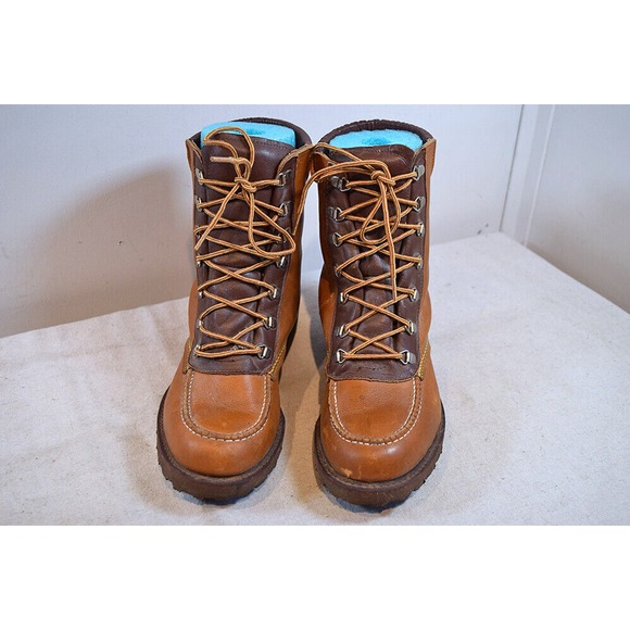 1960s/70s Kaufman Footwear Kingtreads Boots Size 6 w/ Original Tag * Rawhide main image 5